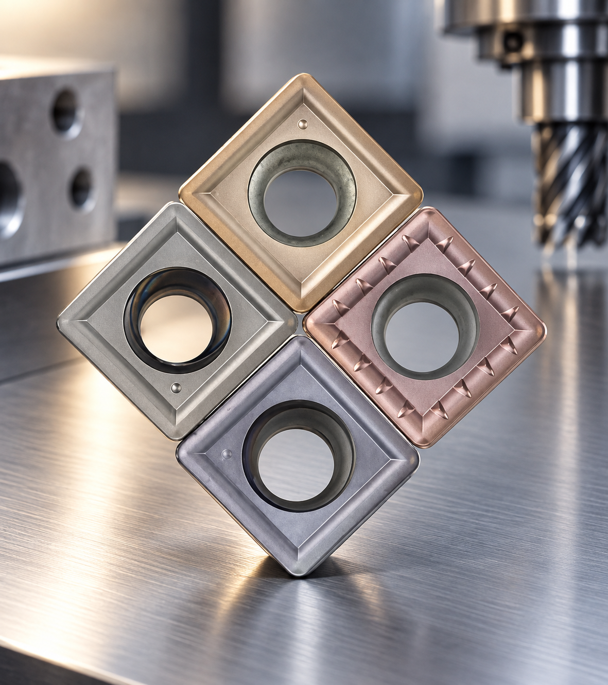 U-Drill Carbide Inserts for CNC Drilling and Precision Machining